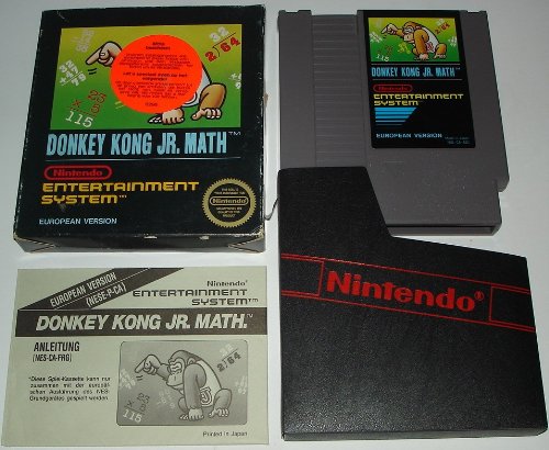 Donkey Kong Jr. Math, Rarität für den NES