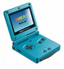 Game Boy Advance SP - Konsole in Surverblau, teurer Game Boy Exot