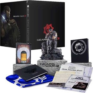 Gears of War 3 – die Epic Edition!, sehr seltenes Bundle für Microsoft X-Box 360.