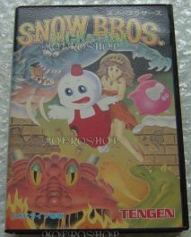SNOW BROS. – Nick & Tom, seltenes Mega Drive Spiel aus Japan