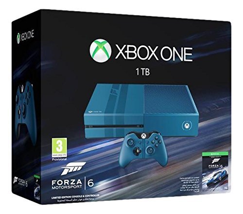 Xbox One 1TB Forza 6 Limited Edition Konsolen-Bundle, seltene XBox One Edition