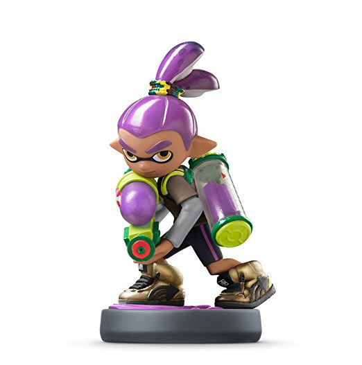 Nintendo amiibo Inkling-Junge in der Farbe lila